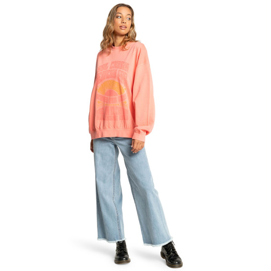 Billabong Γυναικείο φούτερ Ride In - Oversized Sweatshirt for Women